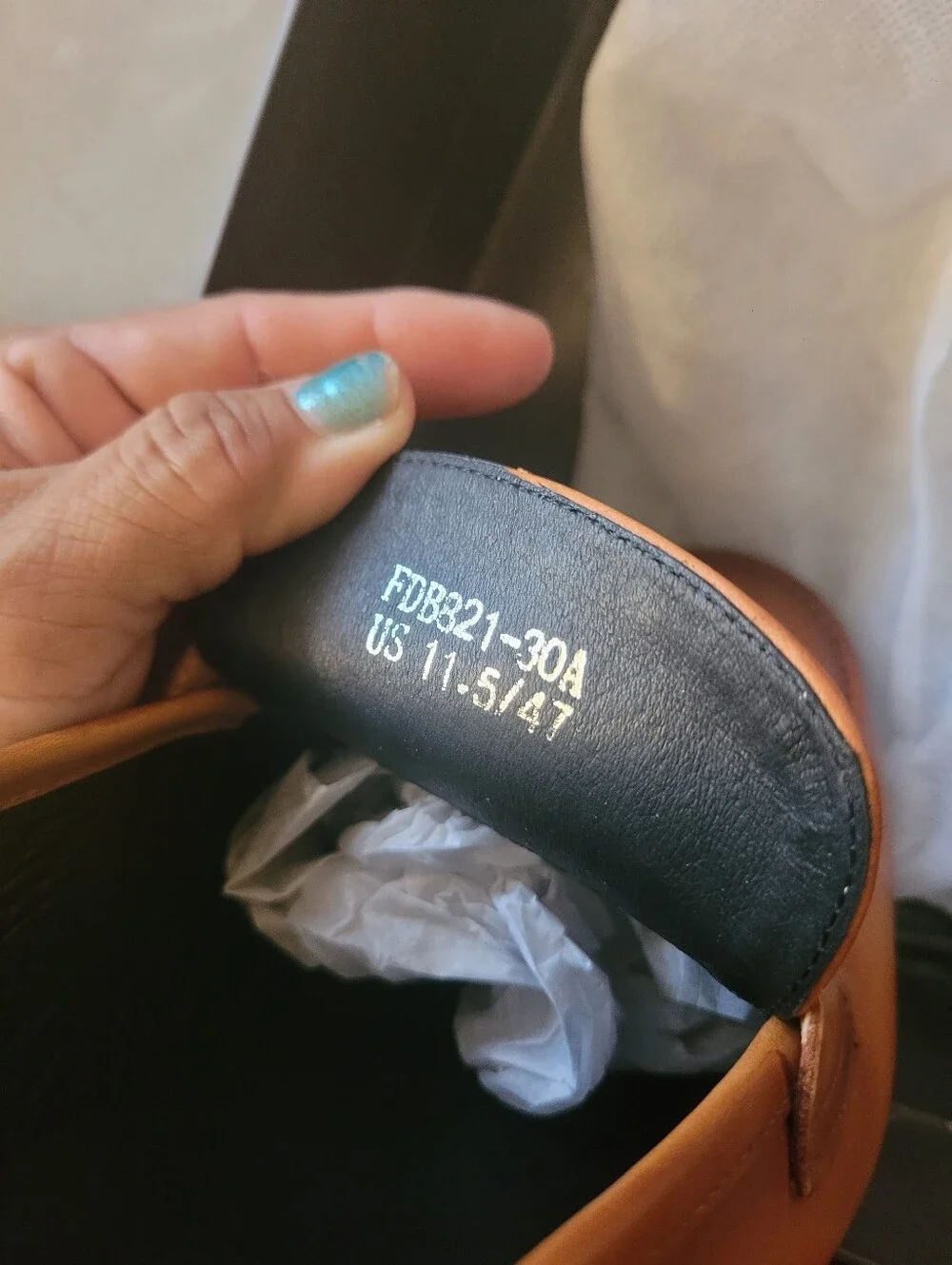 Frasoicus Men's Tan Leather Penny Loafers - Classic Slip-On Dress Shoes 11.5